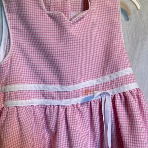 Rare Editions Cute Pink Plaid Dress 